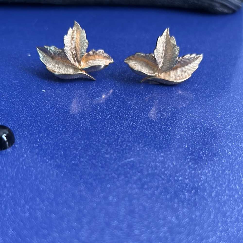 Gold Leaf Earrings